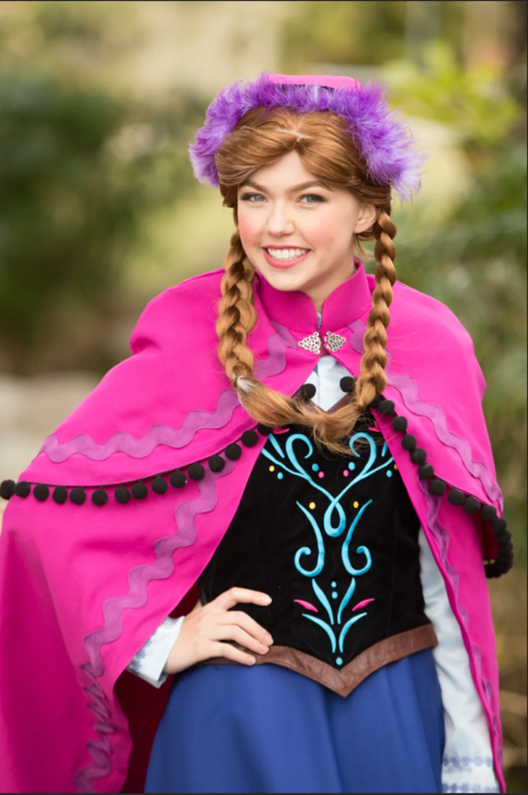 Snow Princess party character in Las Vegas