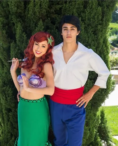 Little Mermaid party character in Las Vegas