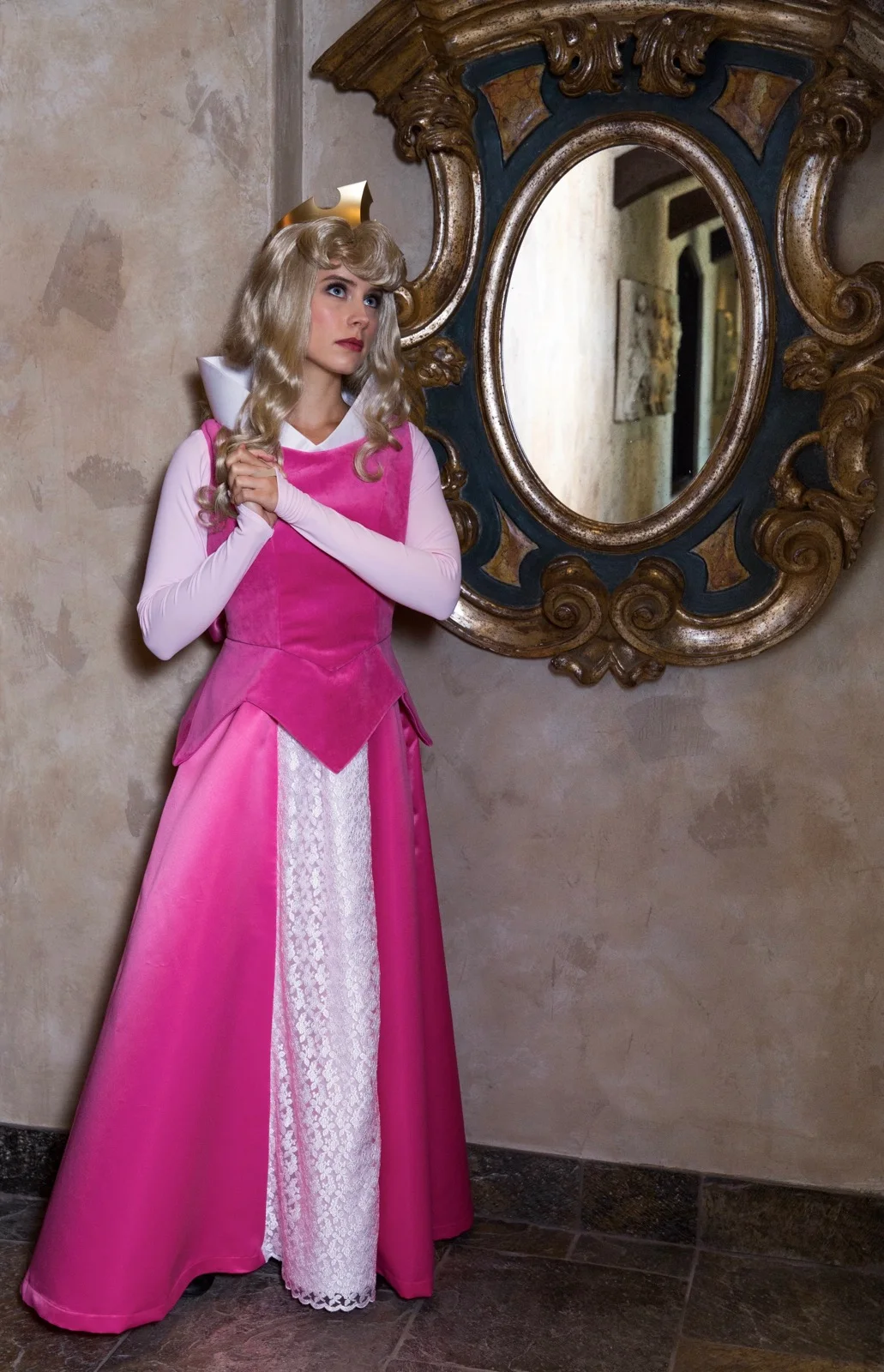 Sleeping Beauty party character in Las Vegas