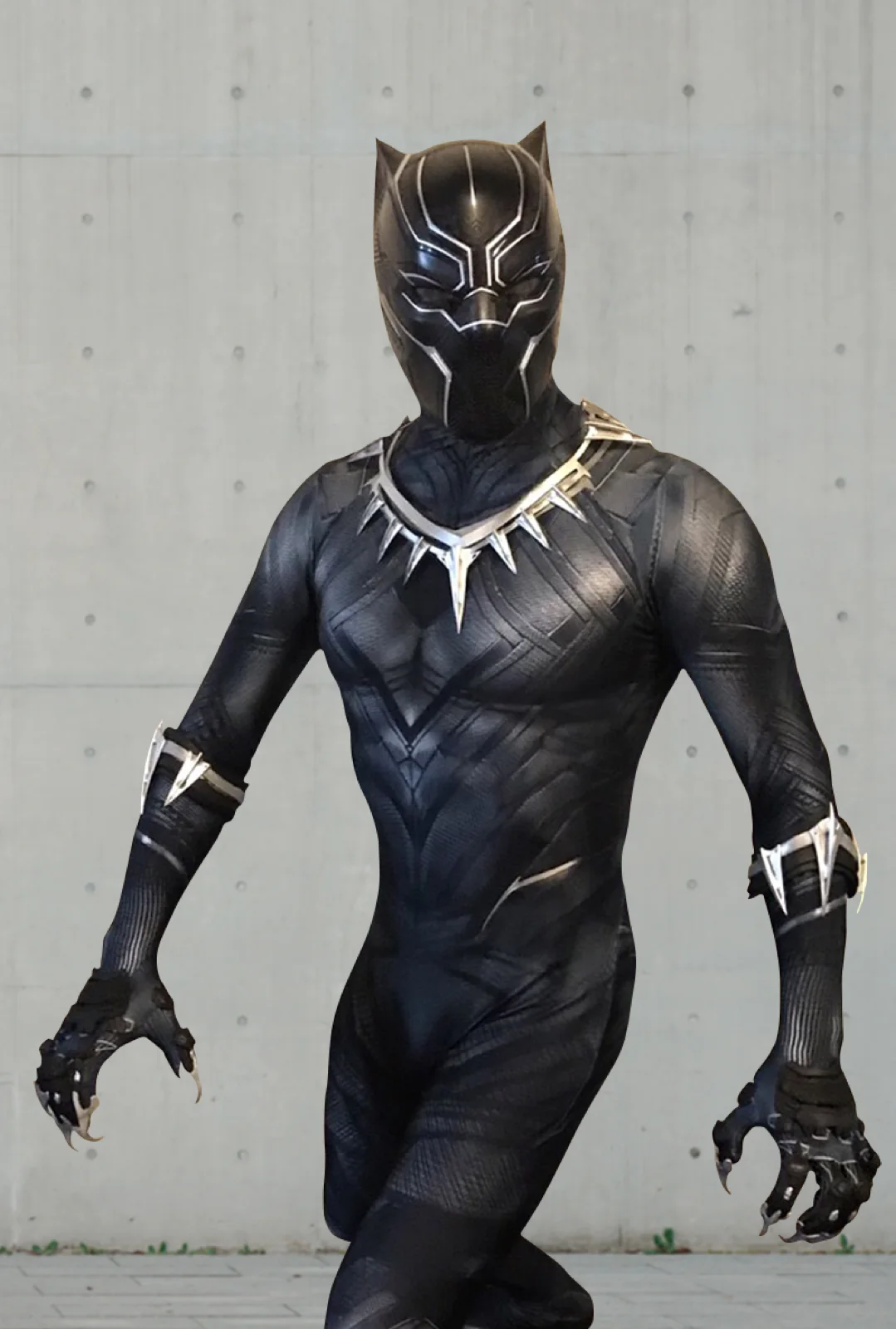 Panther Hero party character in Las Vegas