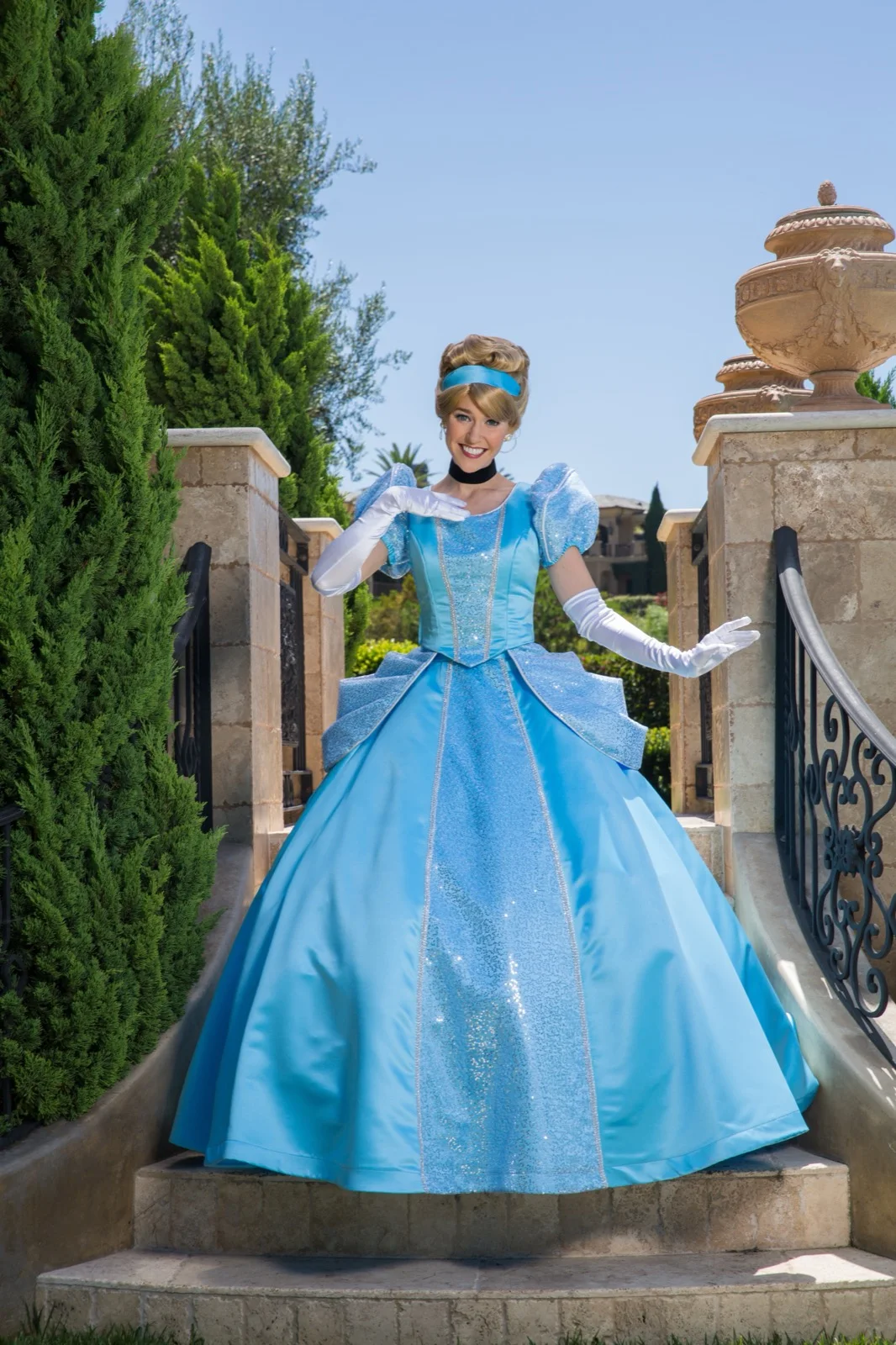 Glass Slipper Princess party character in Las Vegas