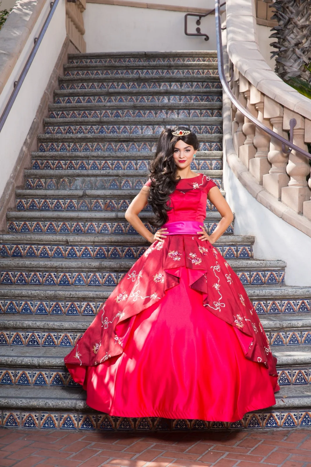 Latina Princess party character in Las Vegas