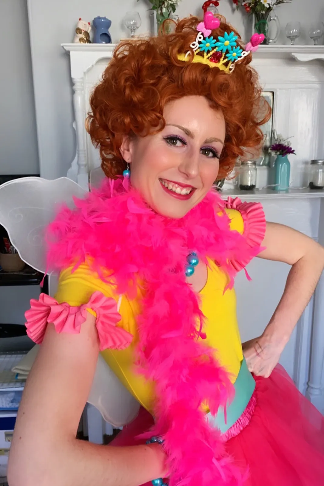 Fancy Girl party character in Las Vegas