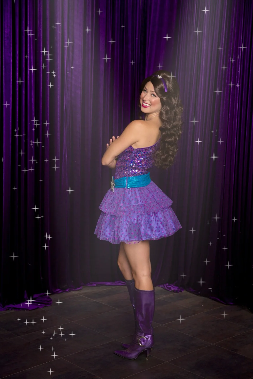 Pop Star Princess party character in Las Vegas