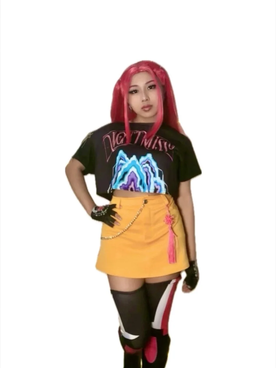 K-Pop Warrior party character in Las Vegas