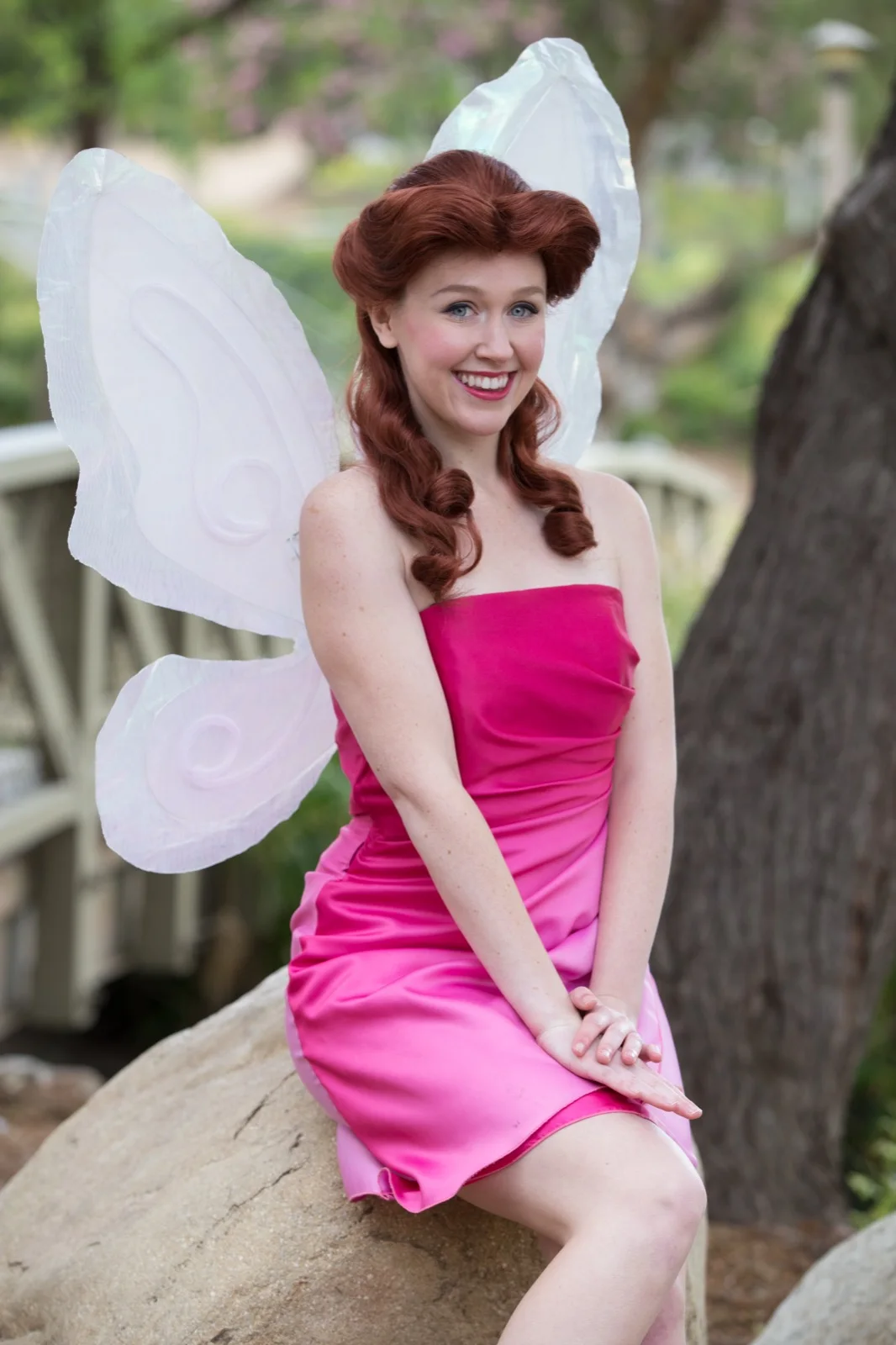 Pink Fairy party character in Las Vegas