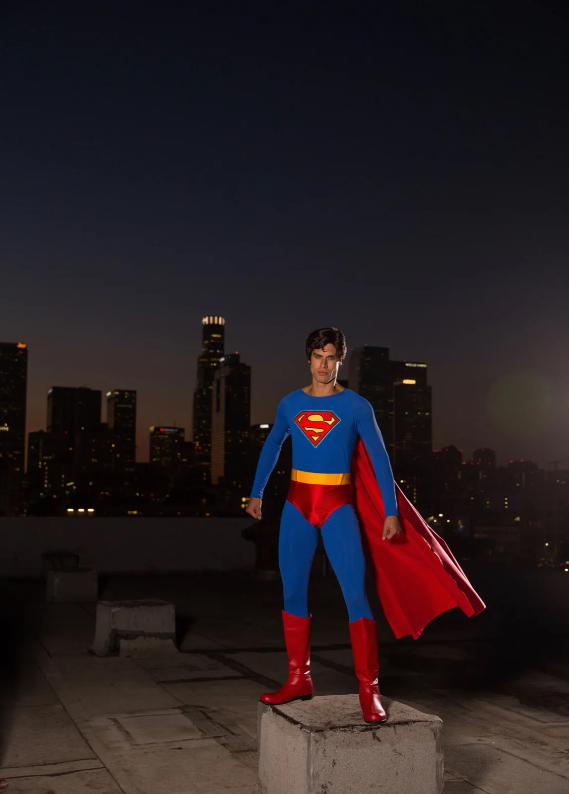 Super Hero party character in Las Vegas