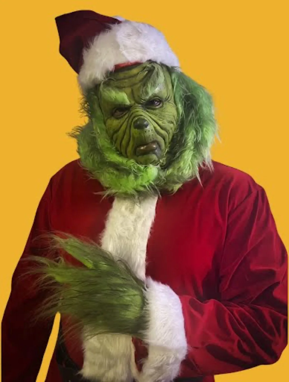 Holiday Grump party character in Las Vegas