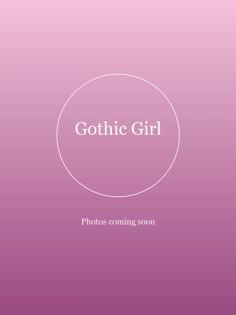 Gothic Girl party character in Las Vegas